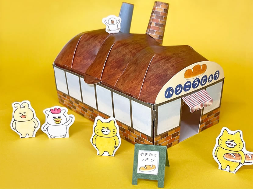 ノラネコぐんだん ペーパークラフト